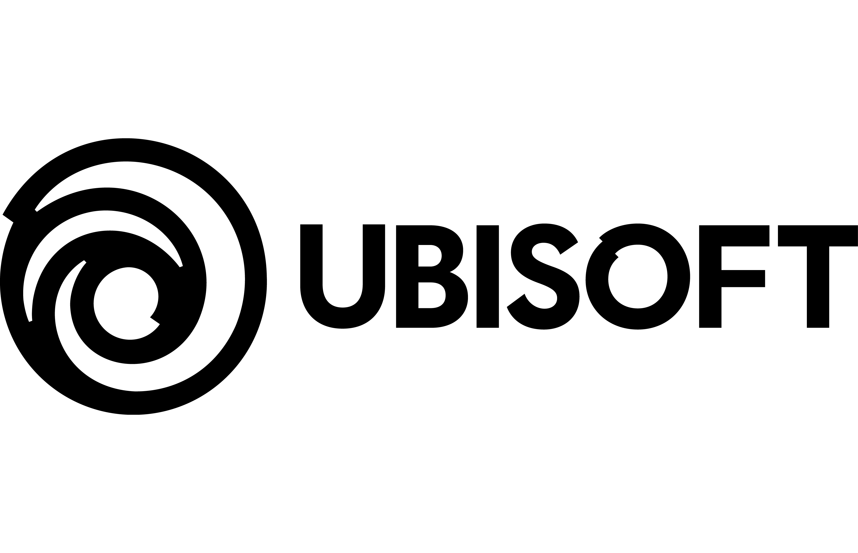 Ubisoft Horizontal Logo BLACK