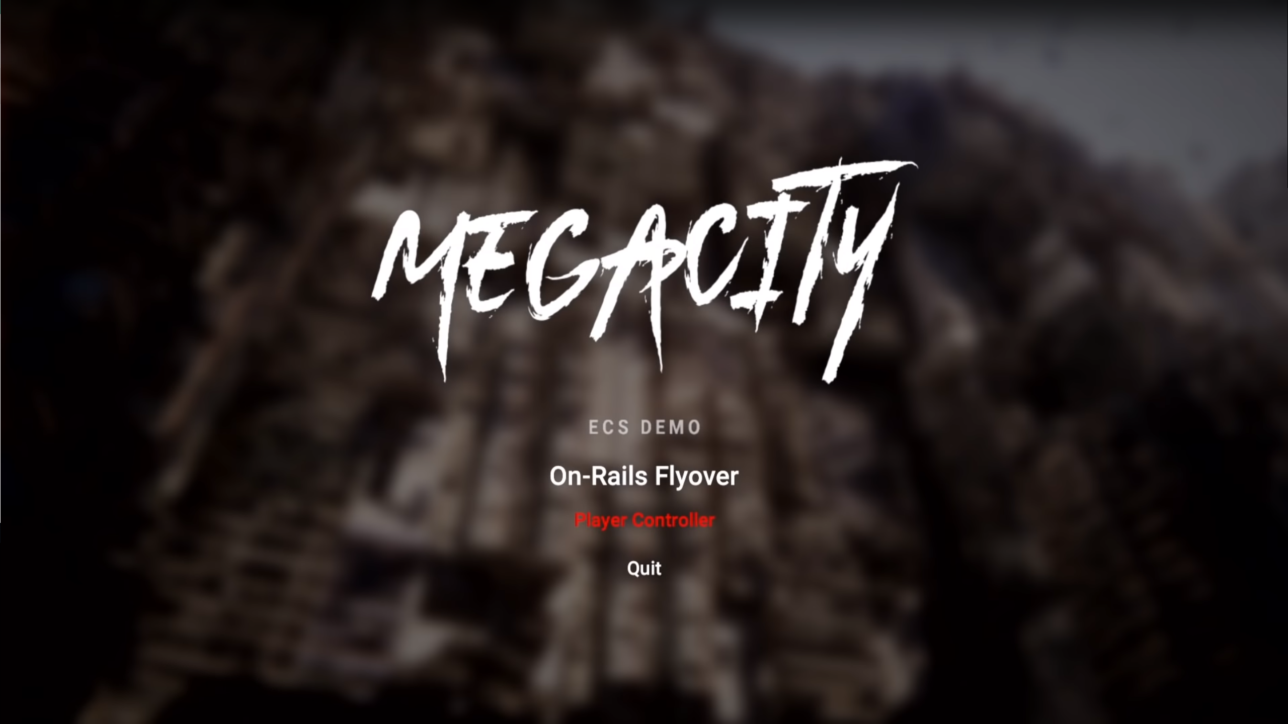 megacity - ecs demo - gdc 2019 - cover