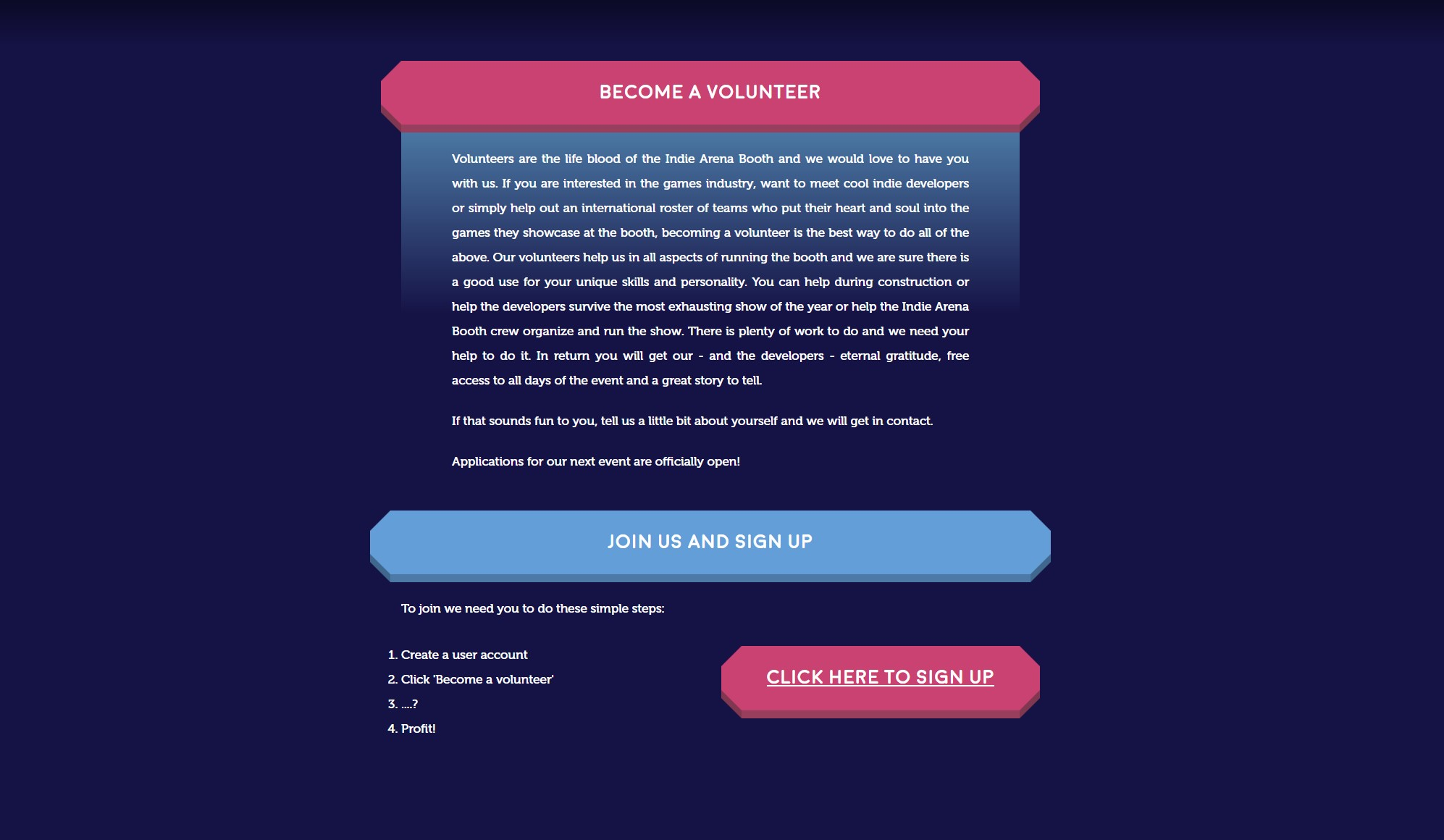 Indiebootharea - volunteer