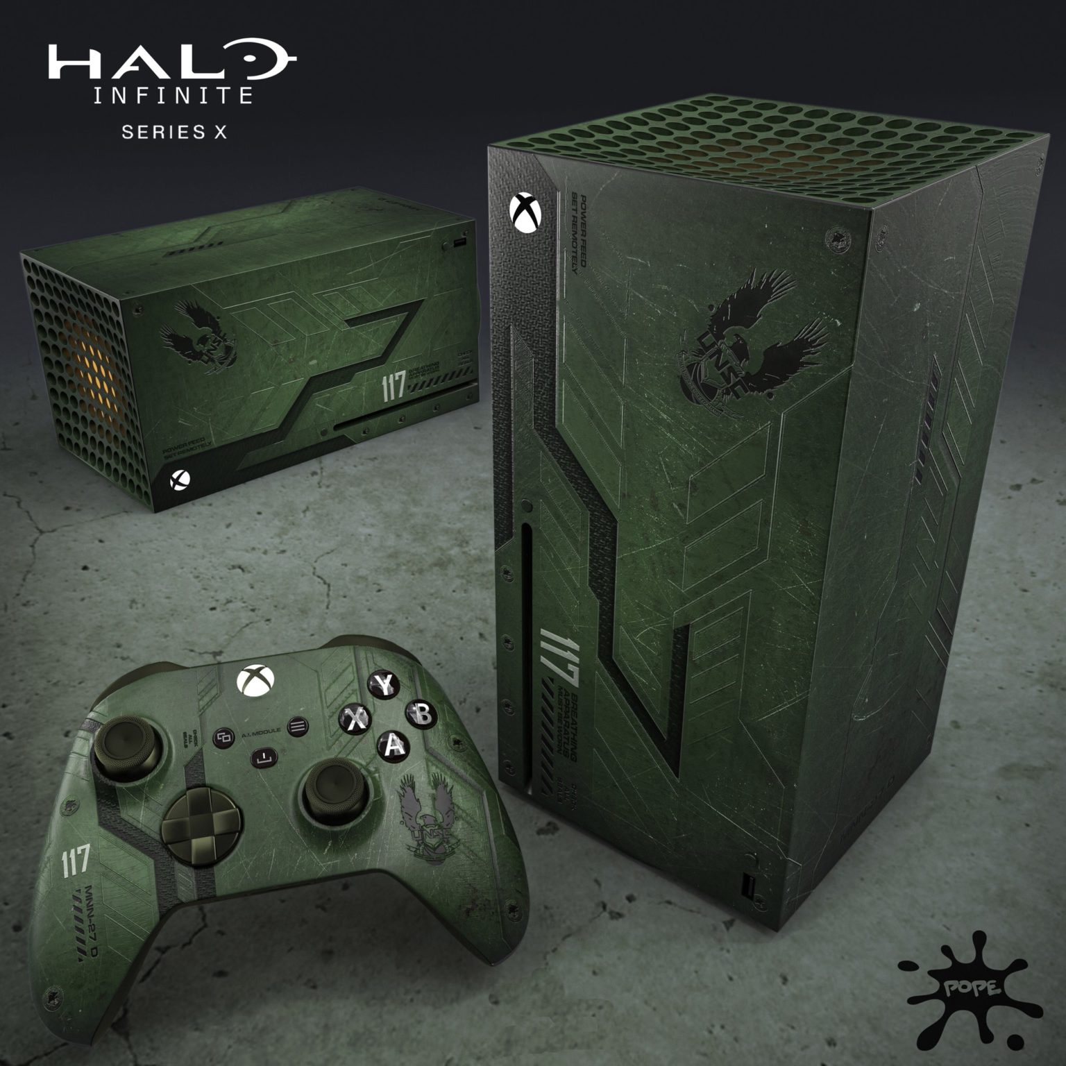 xbox pope - series x - halo design