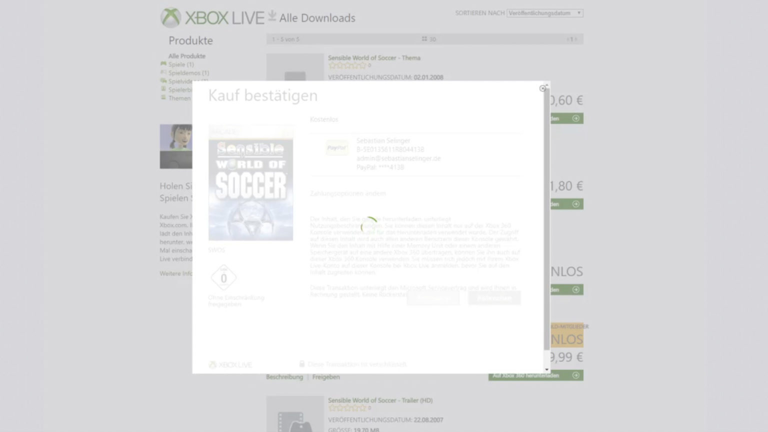 xbox live 360 error