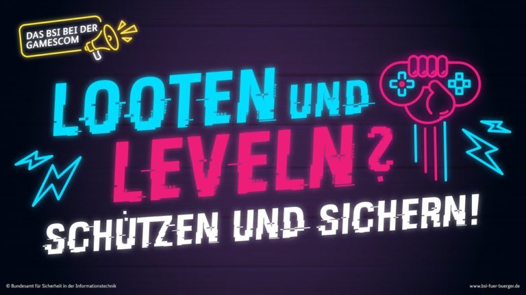 Gaming-Sicherheit bei der gamescom 2020 - Bild: Bundesamt für Sicherheit in der Informationstechnik