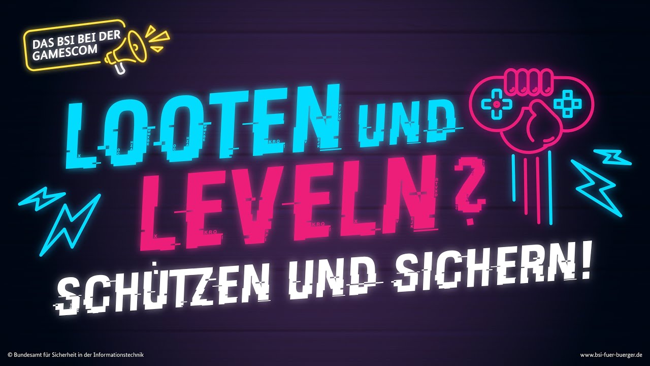 Gaming-Sicherheit bei der gamescom 2020 - Bild: Bundesamt für Sicherheit in der Informationstechnik