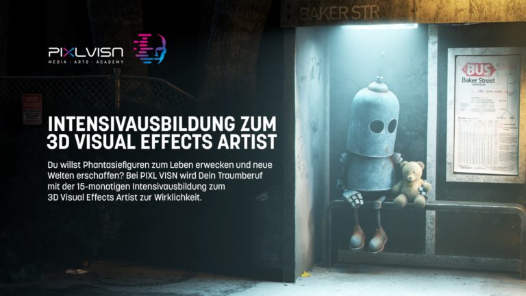 PIXL VISN 15-monatige Intensivausbildung für 3D Visual Effects