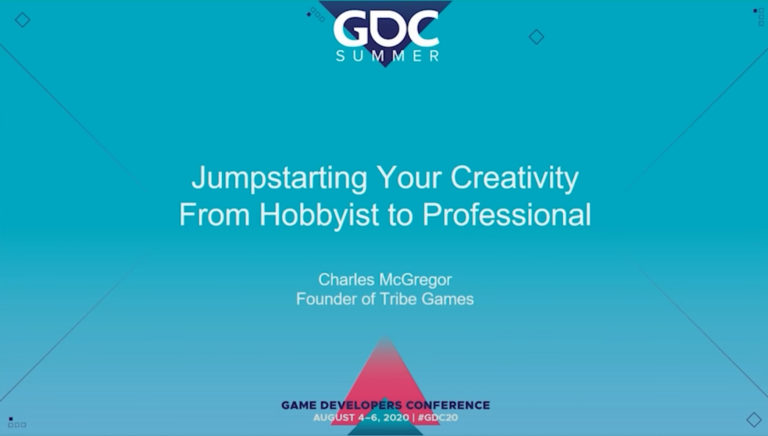 GDC 2020 - From hobbyist to pro
