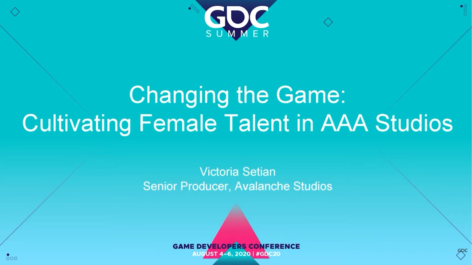 gdc 2020 - cultivating female talent