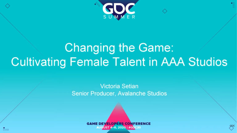gdc 2020 - cultivating female talent
