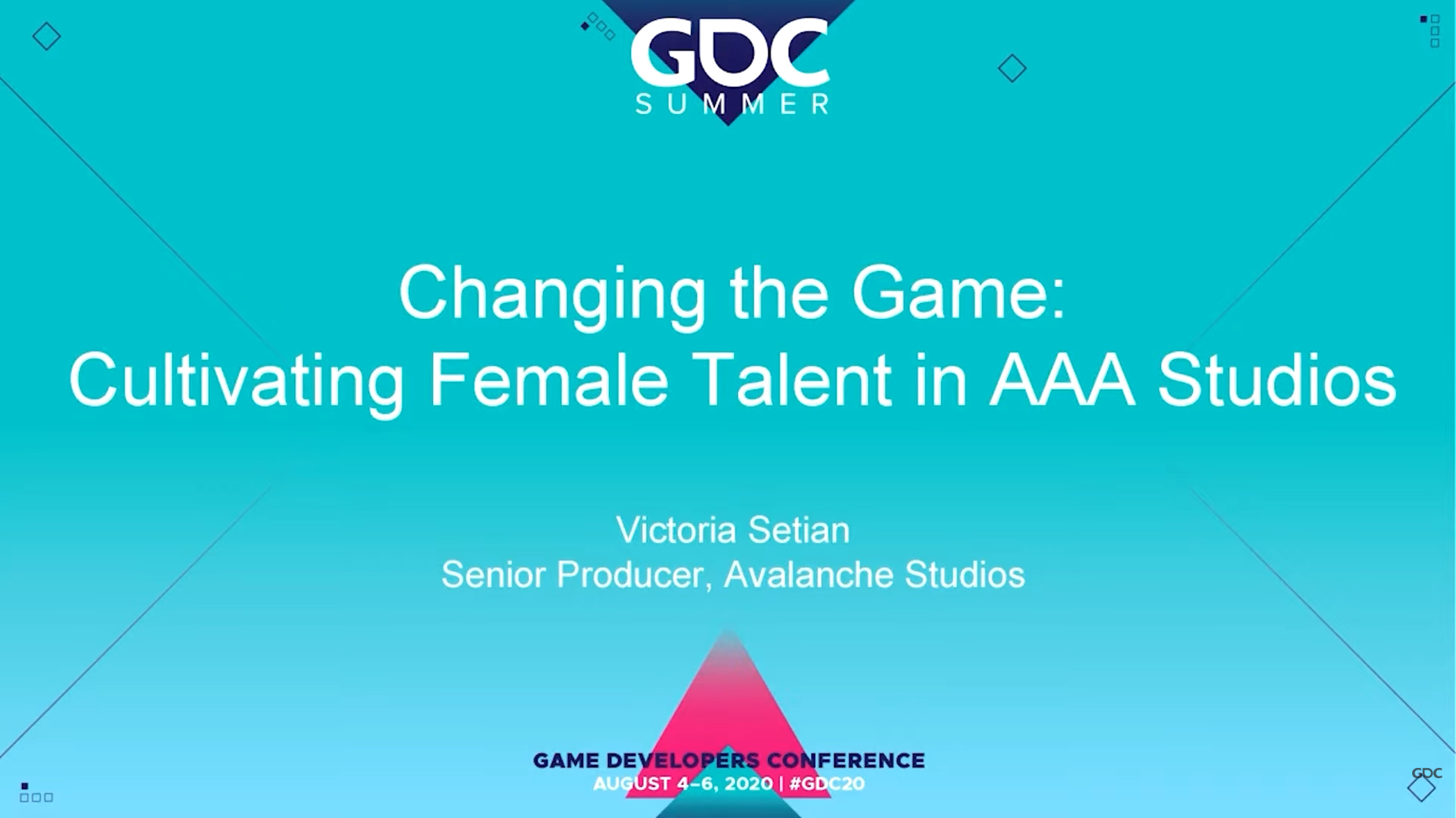 gdc 2020 - cultivating female talent