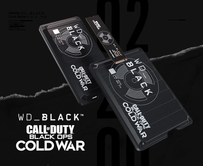 WD_BLACK Call of Duty: Black Ops Cold War Special Edition mit P10, P50 und SN850 - Bild: Western Digital