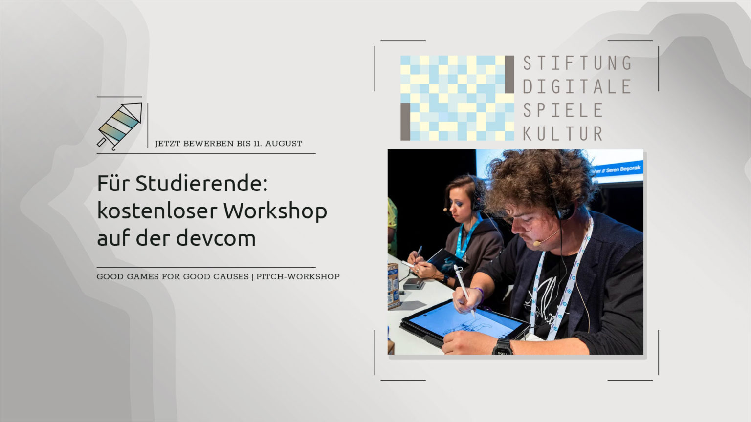 Stiftung Digitale Spielkultur - Pitch Workshop
