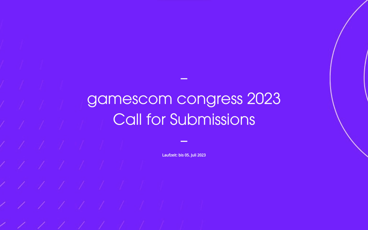gamescom congress 2023 - titelbild