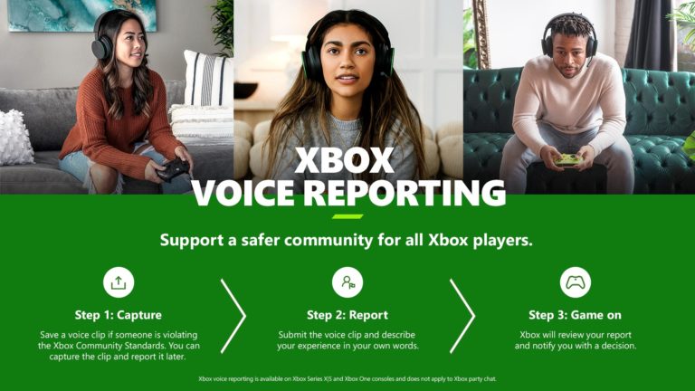 Xbox Reactive Voice Moderation