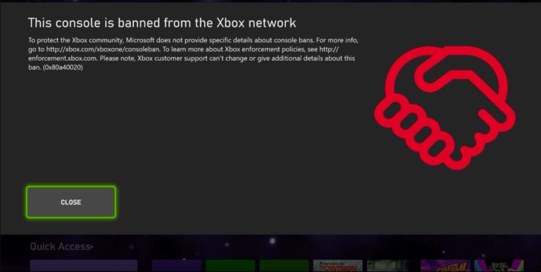 Konsolen Bann - Xbox Series X