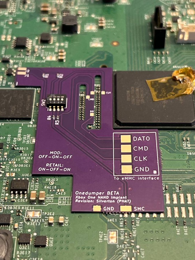 Xbox One NAND Board by Torus. Quelle: Twitter (X)