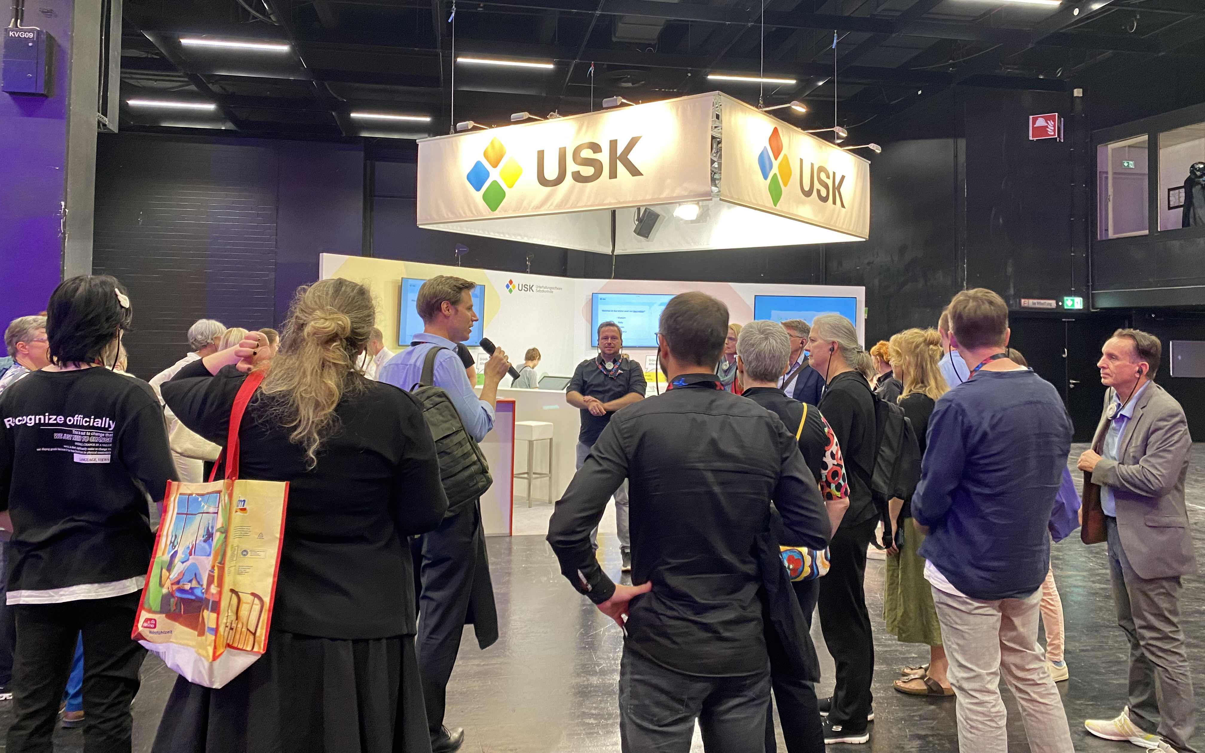 USK - Stand - Eröffnung