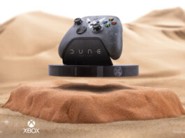 Microsoft enthüllt schwebenden Xbox Series S Controller in Dune 2 Kollaboration Xbox Controller - Dune Design - Schwebend (Quelle:Twitter - Xbox)
