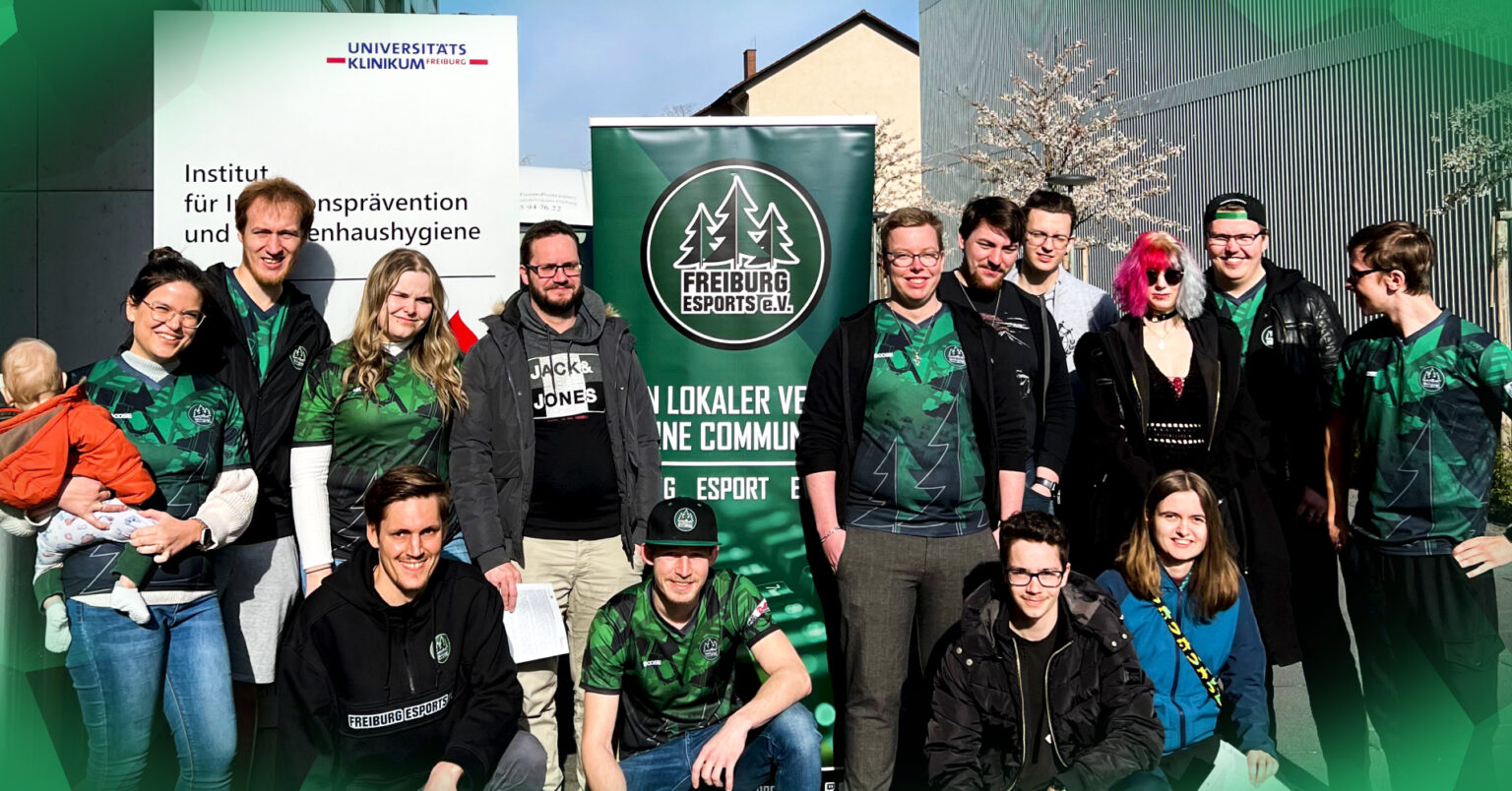Freiburg eSports e.V. bei der Blutspenden 2.0 Aktion - Bild: Freiburg eSports e.V.