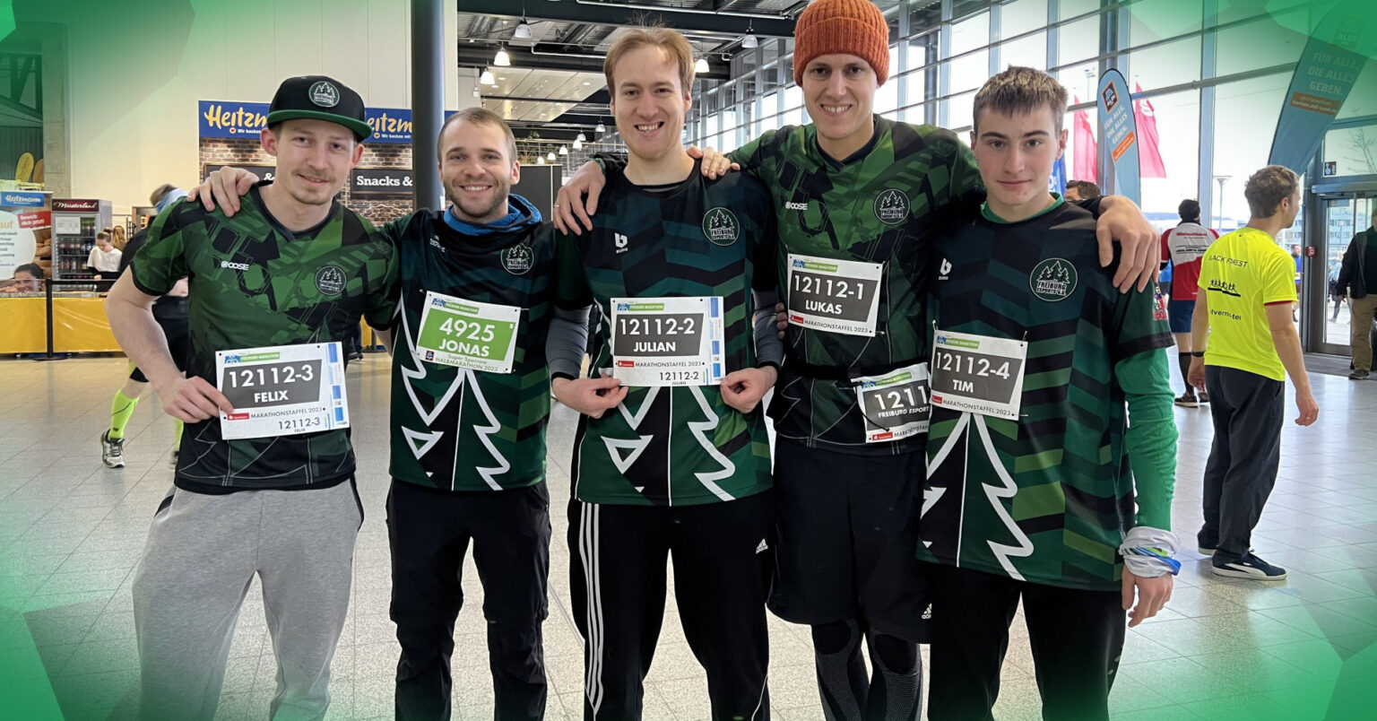 Freiburg eSports e.V. Teilnahme beim Freiburg Marathon 2023 - Bild: Freiburg eSports .e.V.
