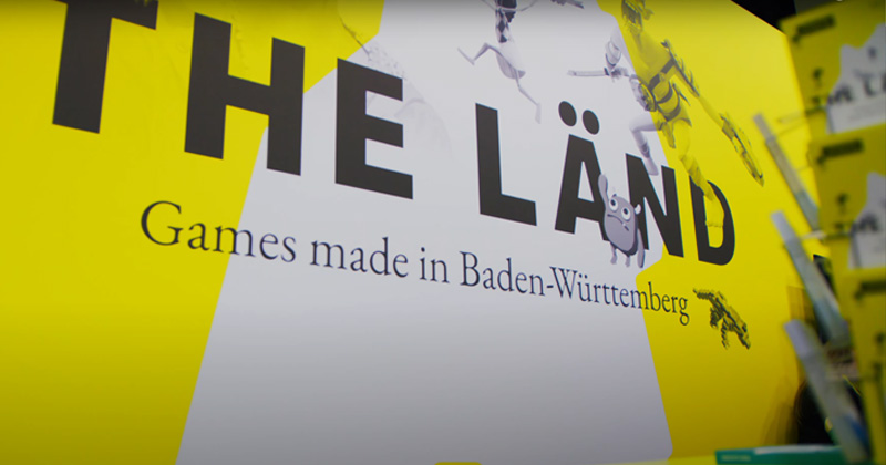 "The Länd" organisiert mit Games BW einen Gemeinschaftsstand auf der Gamescom 2024 (Abbildung: MFG Kreativ)