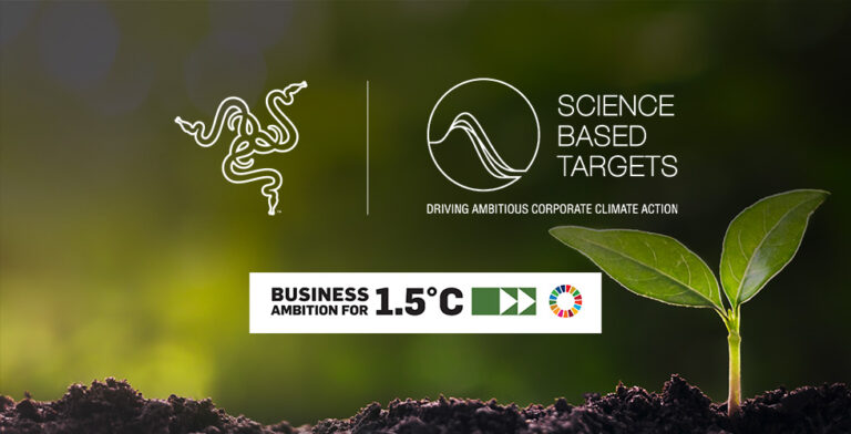 Razer - Earth Day - Net-Zero Ziele Quelle: Razer.com