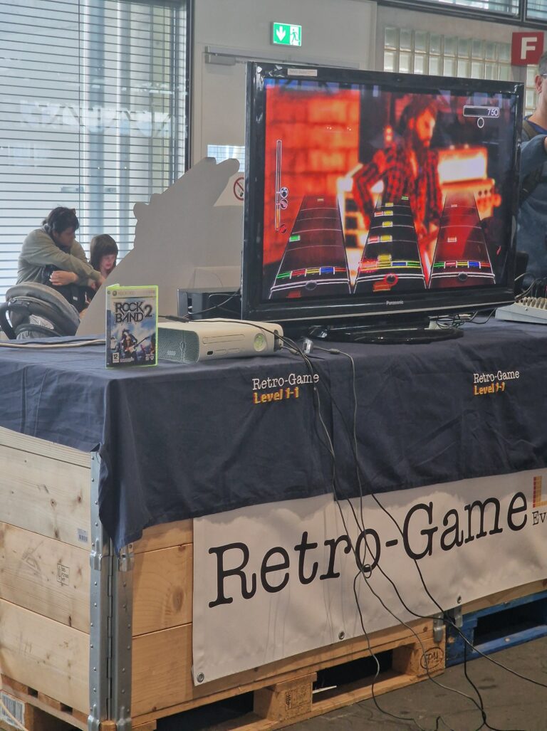 Retro Gaming Area mit Xbox 360 auf der Fantasy Basel - Quelle: Sebastian Selinger