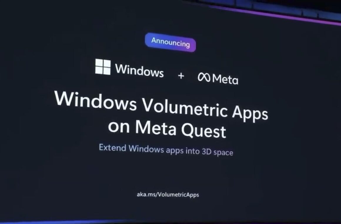 Microsoft Volumetric Apps on Meta Quest - Quelle: Microsoft Build Stream
