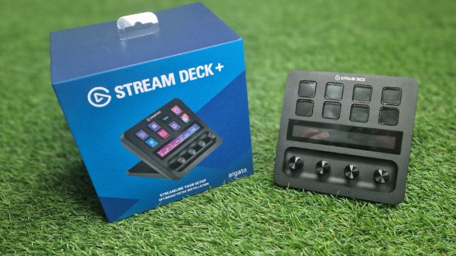 Elgato Stream Deck + in Schwarz - Foto: Sebastian Selinger