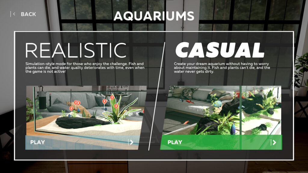 Aquarium Designer - Modi