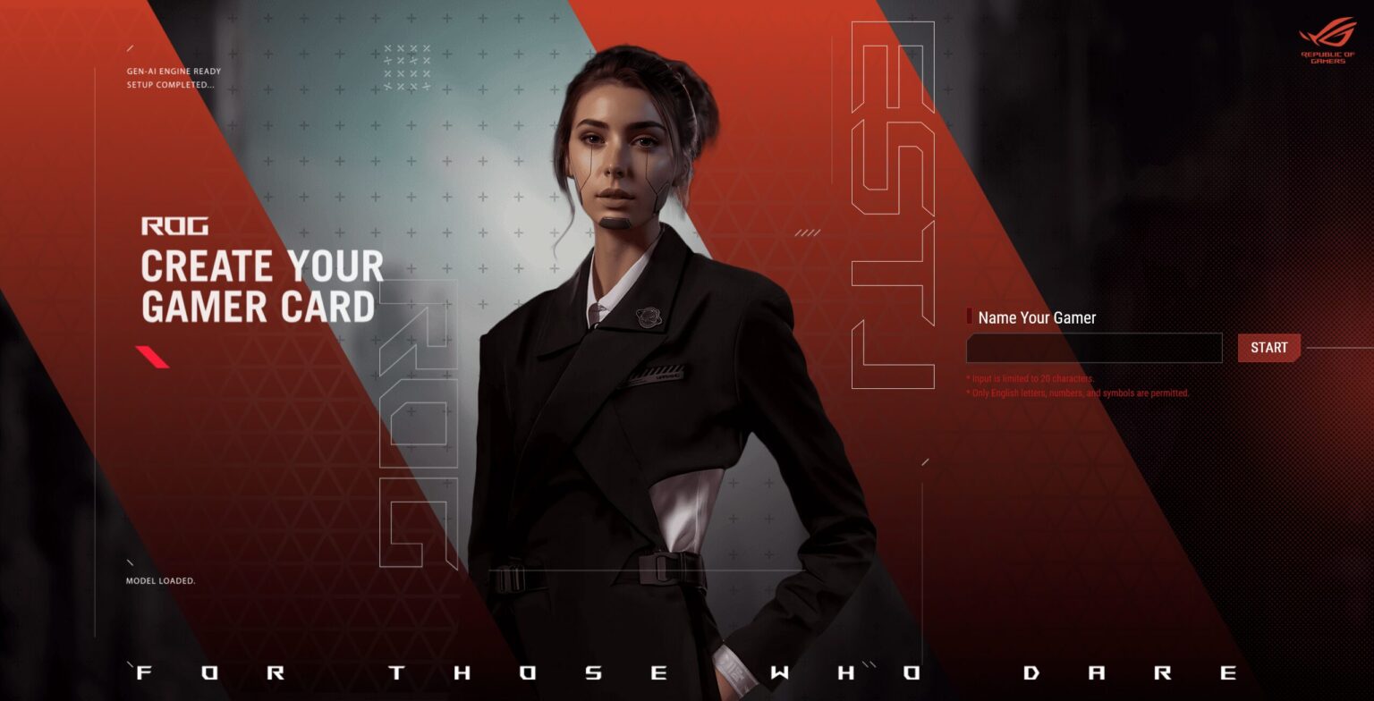 ASUS ROG - Gamer Card with AI - Quelle: ASUS