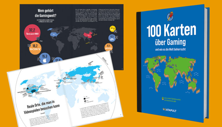 Rocket Beans und KATAPULT veröffentlichen „100 Karten über Gaming“