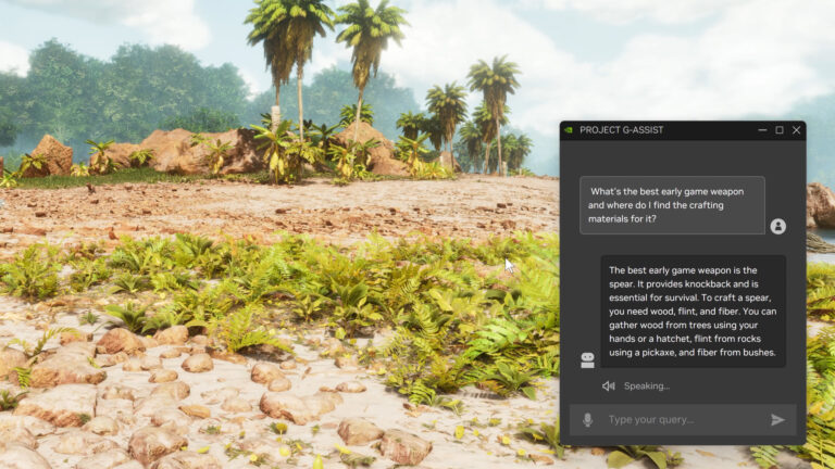 NVidia Project G - Assistent für Ark Survival - Quelle: Nvidia