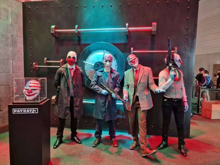 Payday 3 Cosplayer auf der gamescom 2023 - Quelle: Sebastian Selinger