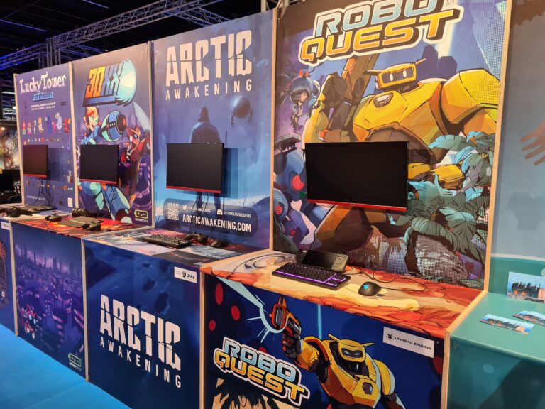 Indie Arena Booth - gamescom 2023 - Quelle: IAB
