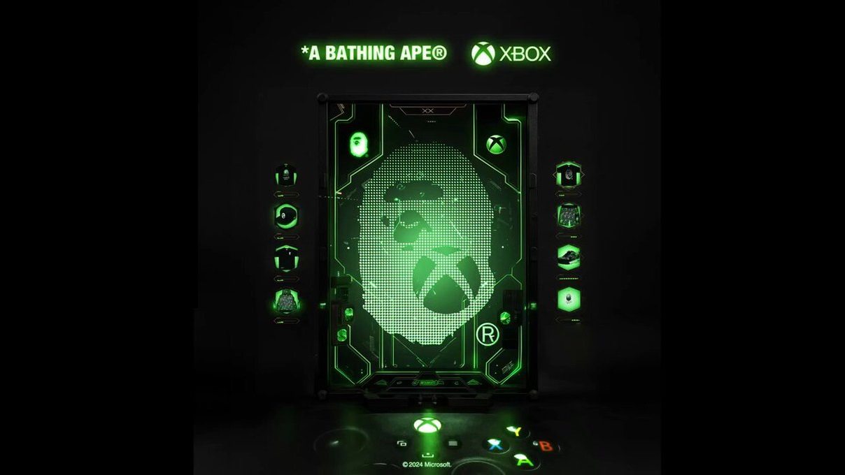 BAPE - A BATHING APE x XBOX - Quelle: X.com/BAPEOFFICIAL