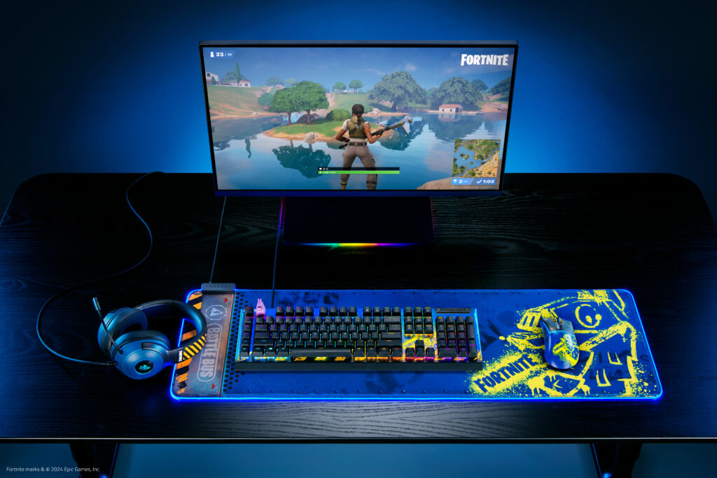 Razer Fortnite Edition - Schreibtisch Übersicht - Quelle: Razer