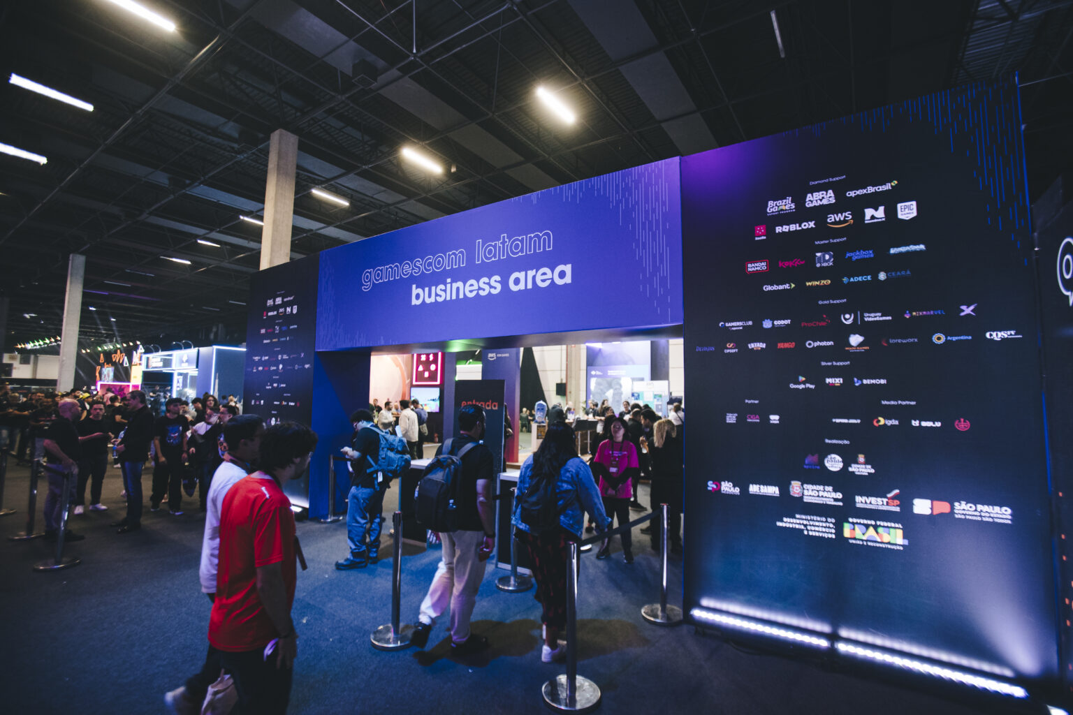GAMESCOM LATAM 2024 - Blick auf die Business Area - Quelle: Koelnmesse GmbH