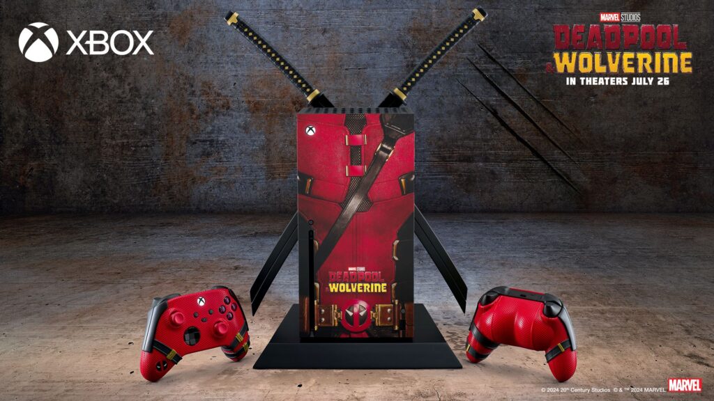 Xbox Series X in Deadpool Design - Quelle: Xbox Wire