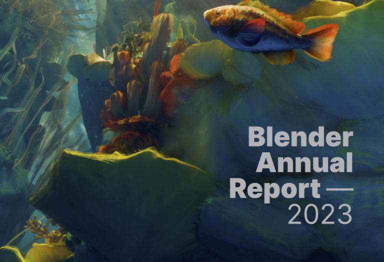 Blender Foundation - Annual Report 2023 - Cover