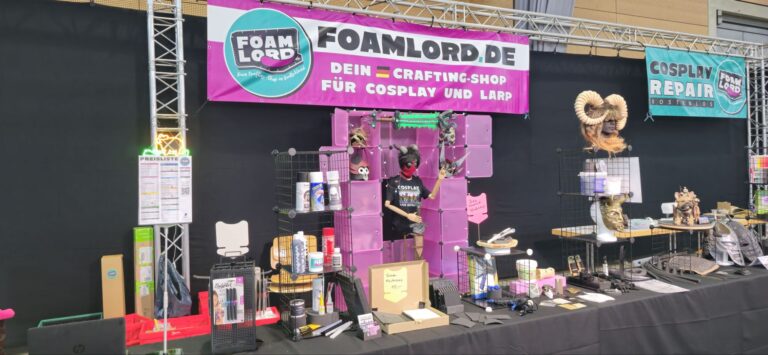 Der Foamlord Booth auf der Comiccon Freiburg 2024