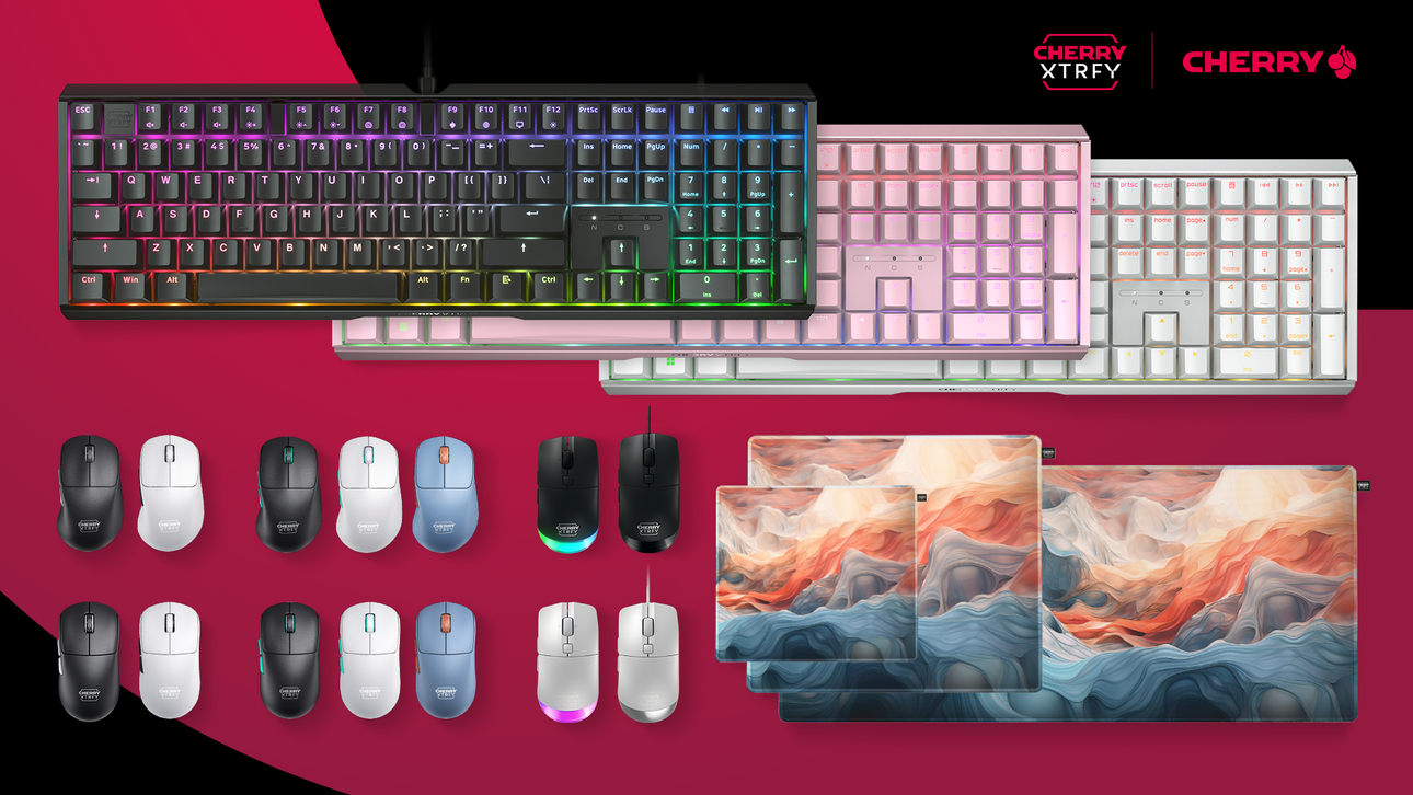 CHERRY XTRFY präsentiert auf der gamescom 2024 neue Produkte.
