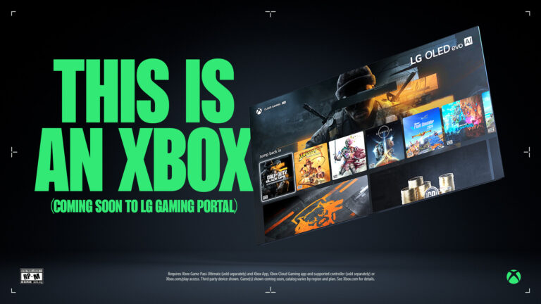 Xbox Gaming Portal on LG OLED evo AI - Keyart - Quelle: LG.com