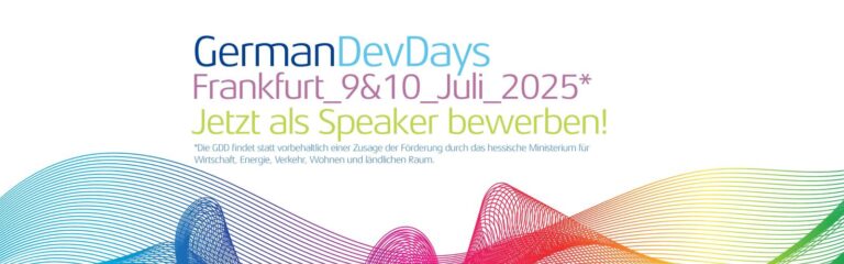 GDD 2025 - German Dev Days - Call for Paper