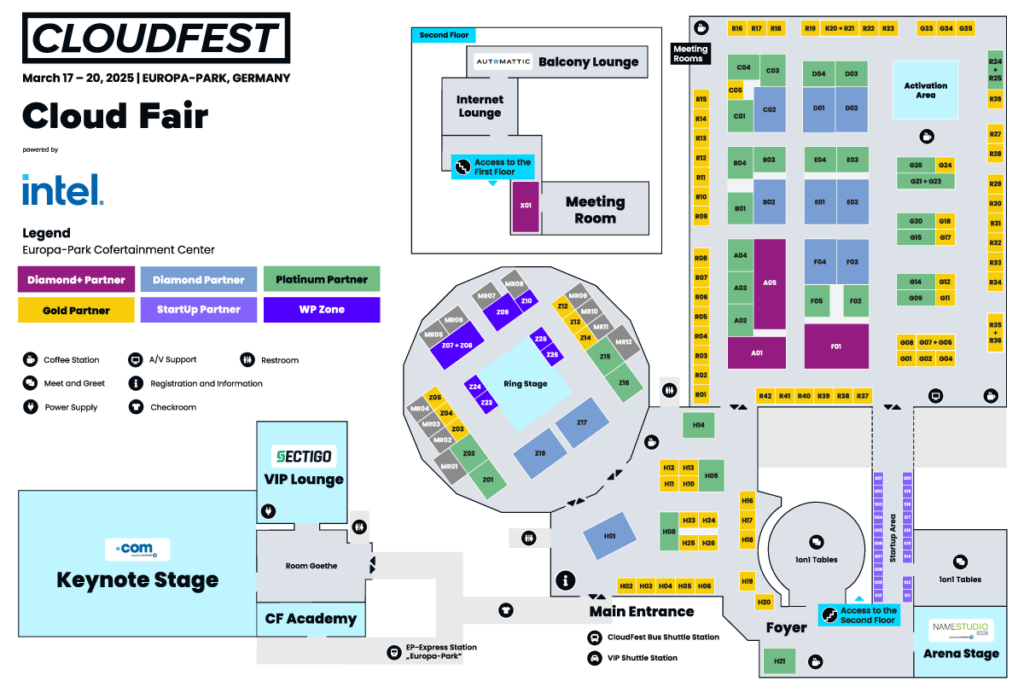 Cloudfest 2025 - Floorplan