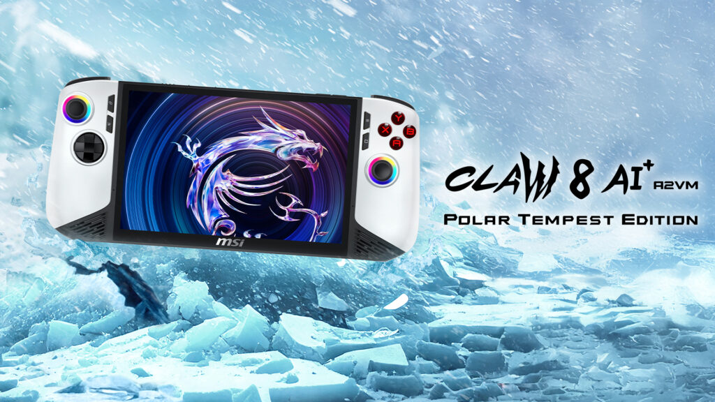 Claw 8 AI Plus - Polar Tempest Edition - Quelle: MSI