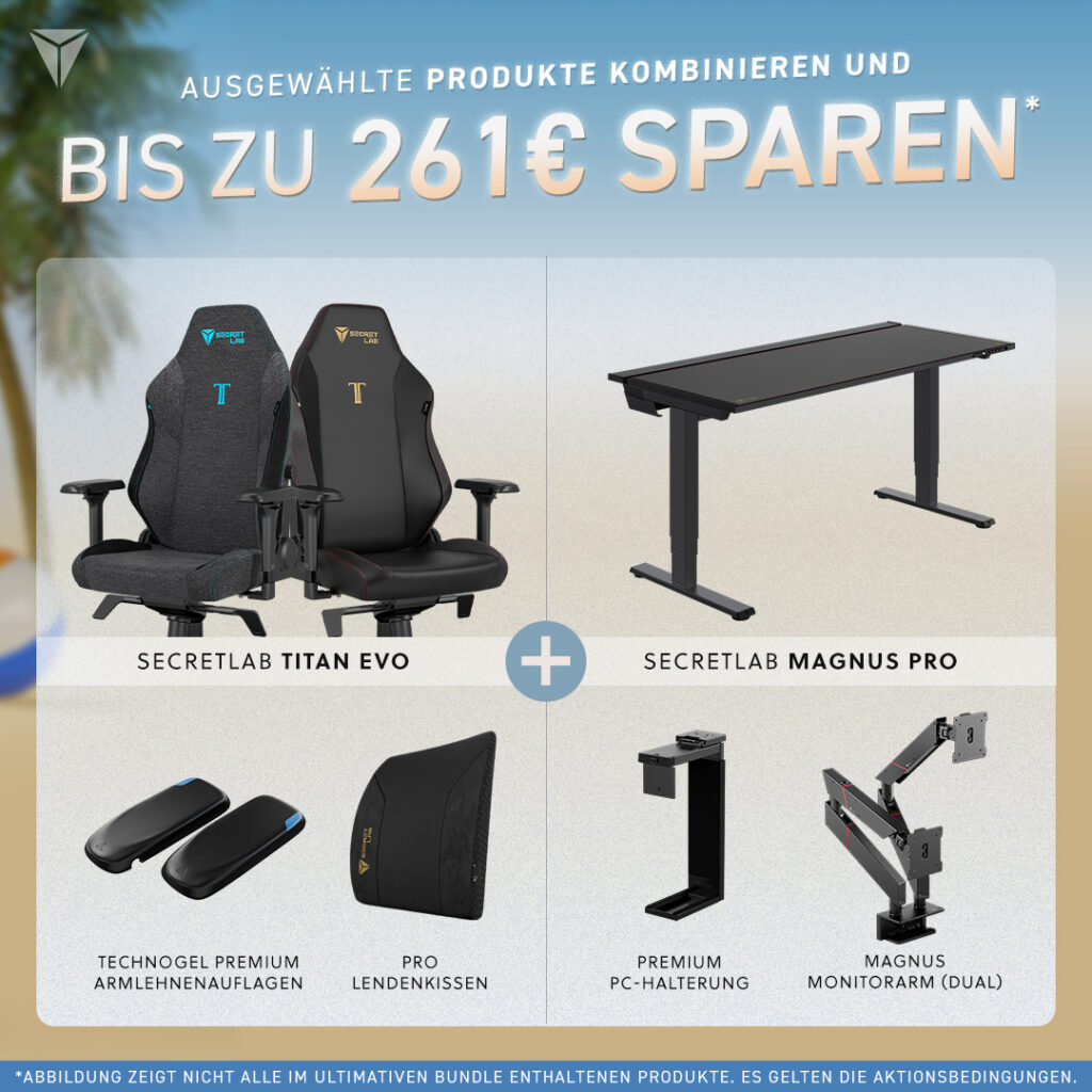 Secretlab - Summer Sale Angebot - Ultimate Bundle - Bild: Secretlab