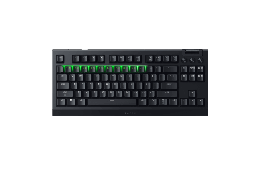 Editierbare Beleuchtung der Razer Blackwidow V4 in der Taktilen Hyperspeed Version -Bild: Razer
