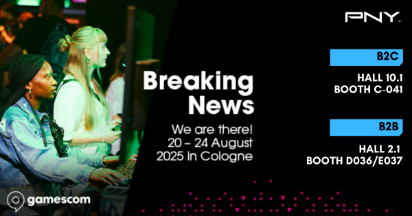 PNY ist auf der gamescom 2025 - Bild PNY