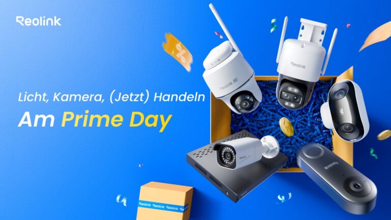 Reolink Sonderangebote zu den Amazon Prime Days - Grafik. Reolink
