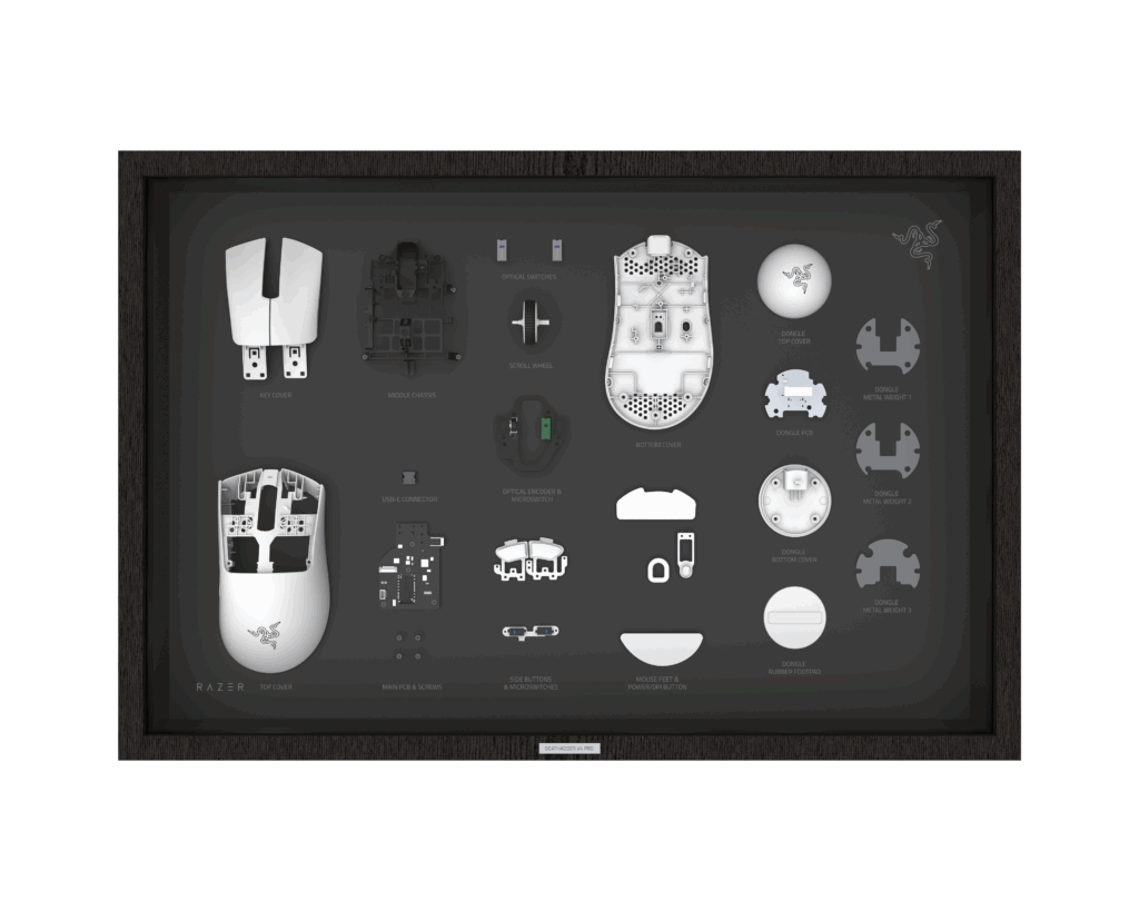 Teardown Frame der Razer DeathAdder V4 Pro - Bild: Razer