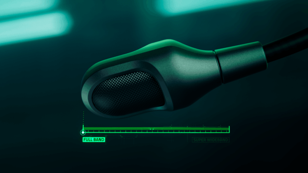 Das abnehmbare HyperClear Full Band 12 mm Mikrofon des Razer BlackShark V3 Pro - Bild: Razer